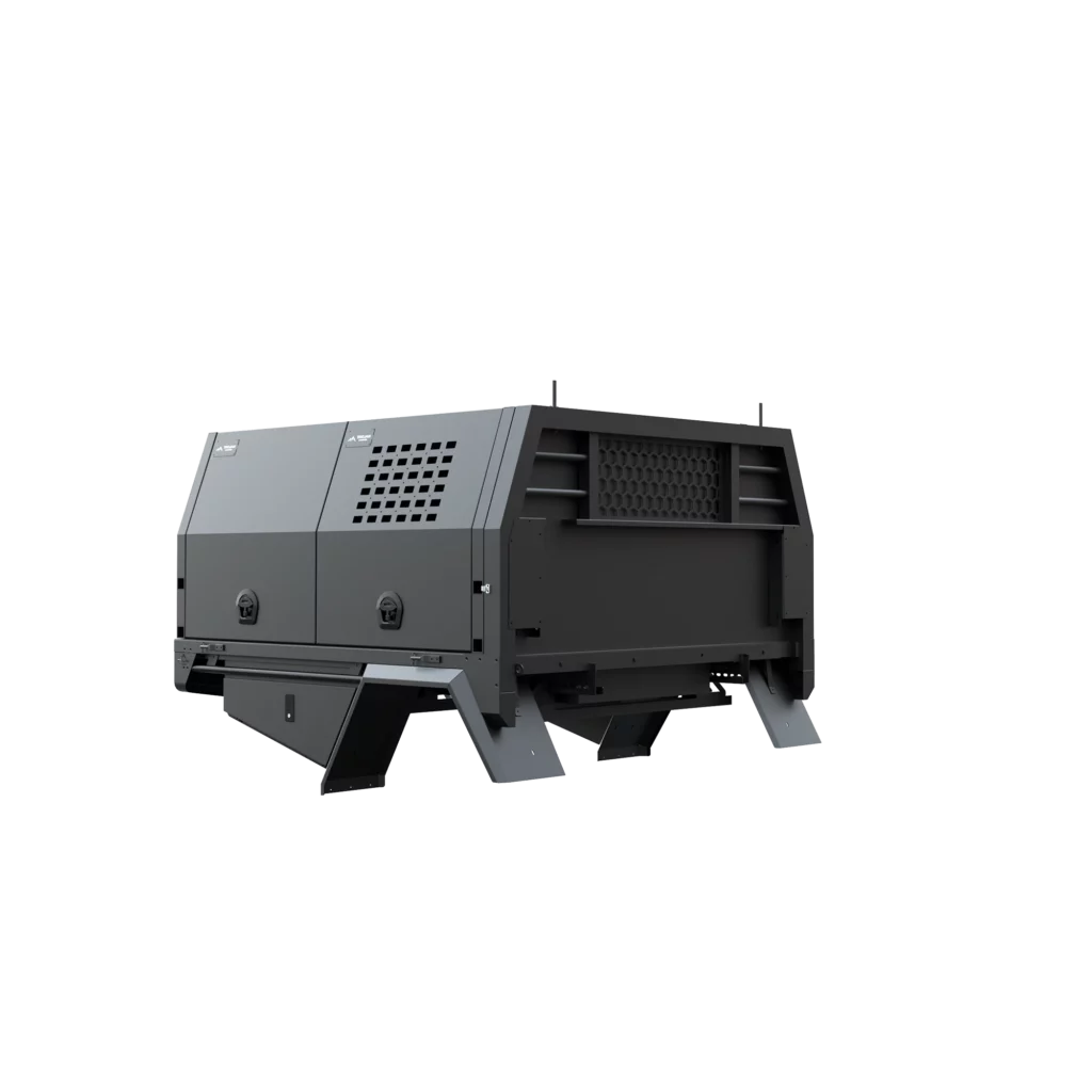 Trojan Canopies 1800mm dog box canopy driver side closed
